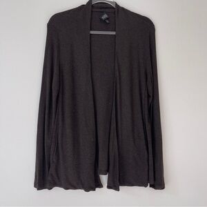 Eileen Fisher Brown Cardigan Sweat Sz M